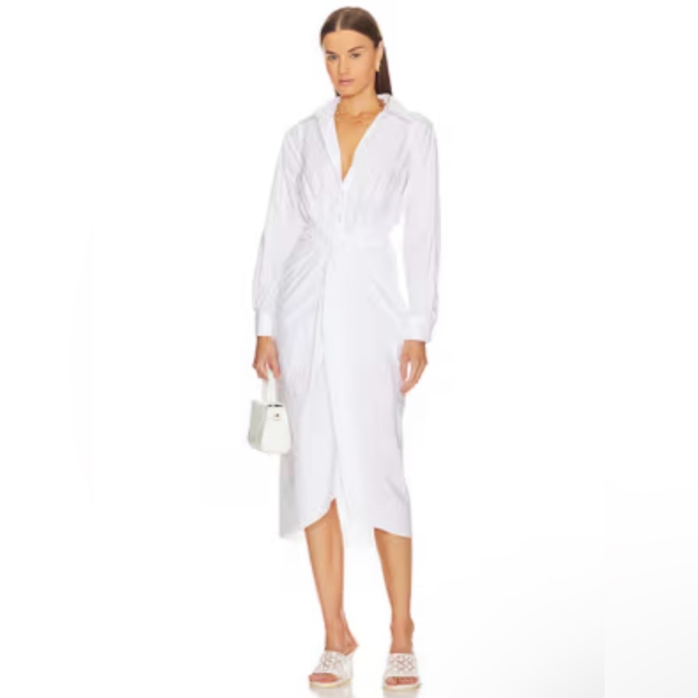 Elegant White Midi Dress